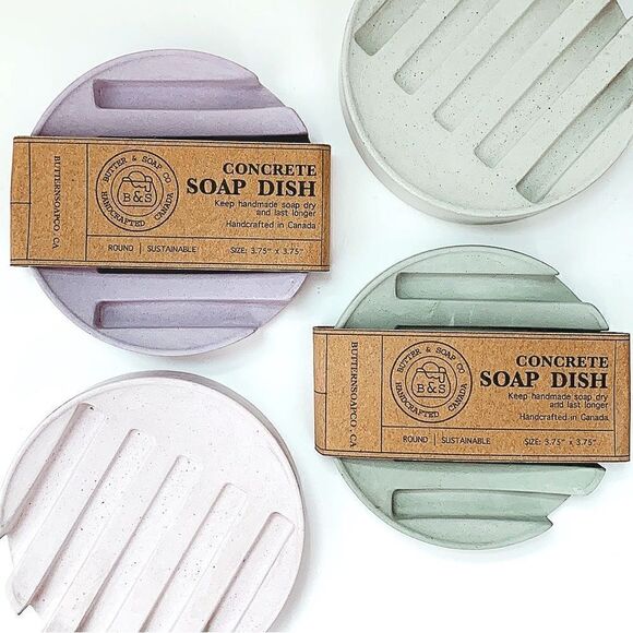 💜Concrete Soap Dish with gift box - Picture 11 of 11